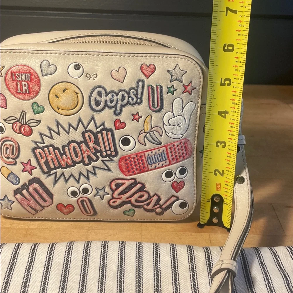 Anya Hindmarch All Over Stickers Comic Crossbody Bag ! - Picture 11 of 12